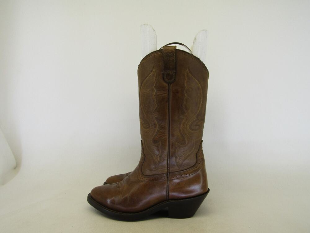 Shyanne Womens Size 6.5 M Brown Leather Cowboy Western Boots